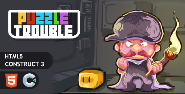 Puzzle Trouble Construct 3 HTML5 Game icon