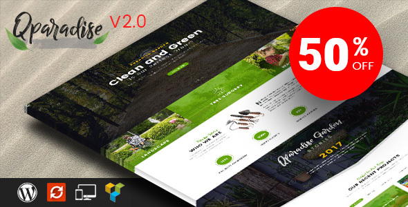 QParadise - Gardening and Landscaping WordPress Theme icon