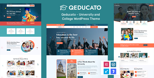 Qeducato - University and College WordPress Theme icon