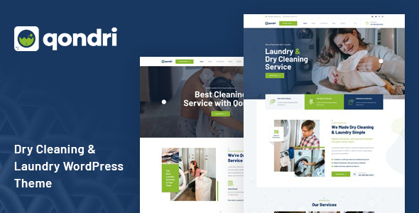 Qondri - Dry Cleaning & Laundry Services Wordpress Theme icon