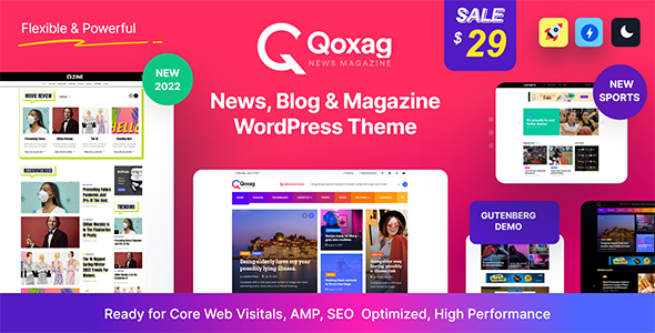 Qoxag - WordPress News Magazine Theme icon