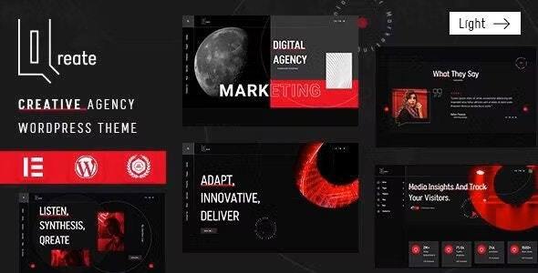Qreate | Creative Agency WordPress Theme icon