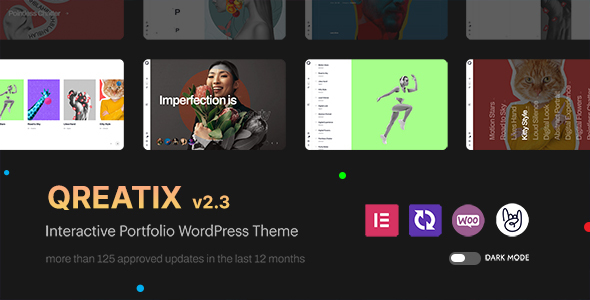 Qreatix – Interactive Portfolio WordPress Theme icon