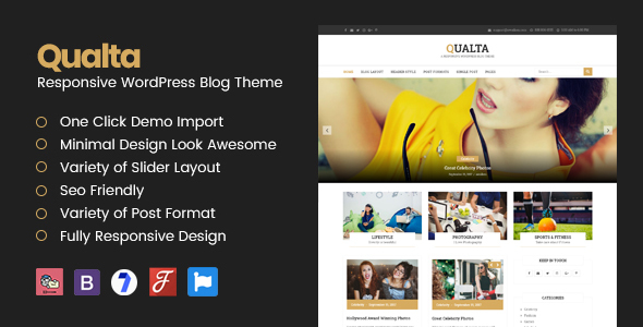 Qualta - Responsive WordPress Blog Theme icon