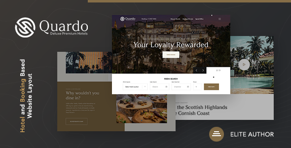 Quardo | Deluxe Hotels WordPress Theme icon