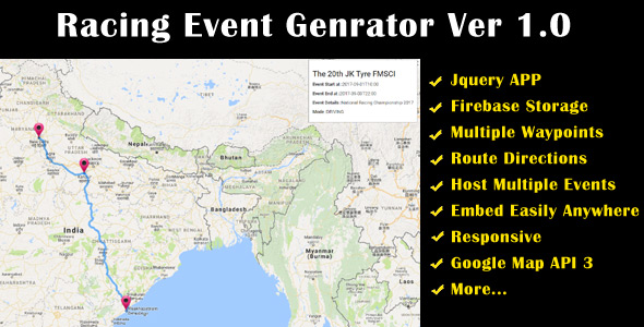 Racing Event Route Planner icon