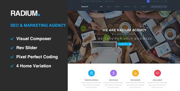 Radium - SEO /Digital Agency WordPress Theme icon