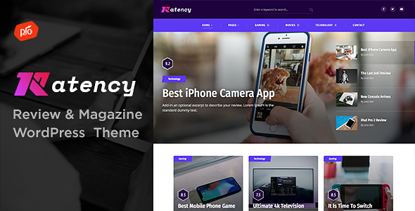 Ratency - Review & Magazine Theme icon