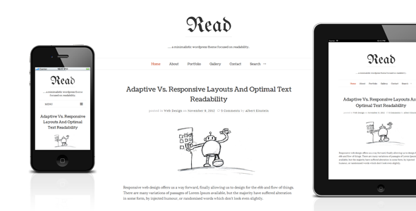 Read WP - Minimalist WordPress Blog Theme icon