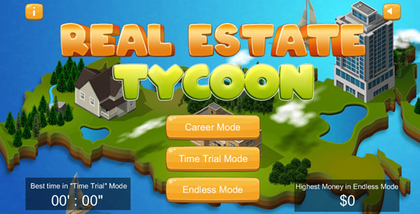 Real Estate Tycoon - City Sim Time Management HTML5 Game (Construct2) icon