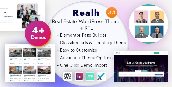 Realh - Real Estate WordPress Theme icon