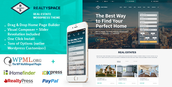 Realtyspace - Real estate WordPress Theme icon