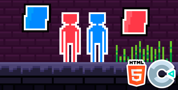 Red Stickman and Blue Stickman - HTML5 Game - Construct 3 icon