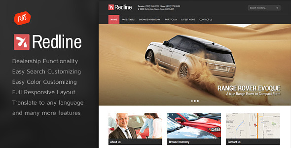 Redline - Car Dealership Wordpress Theme icon