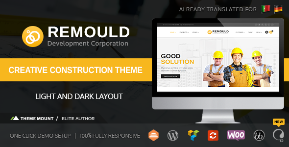Remould | Construction & Building WordPress Theme icon