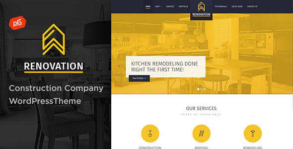 Renovation - Construction Company Theme icon