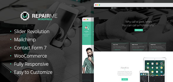 RepairMe - Gadgets & Home Appliance Fixing Workshop WordPress theme icon