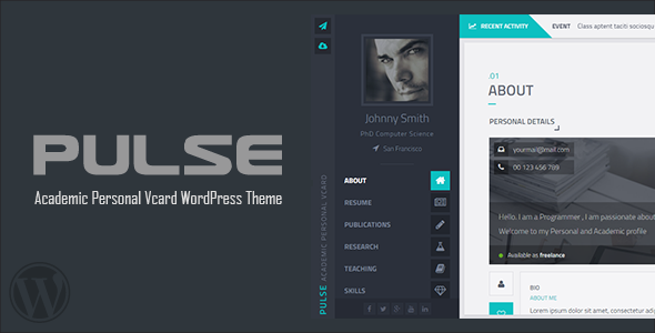 Resume / Vcard / Cv & Academic Portfolio icon