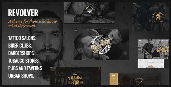 Revolver - Tattoo Studio and Barbershop Theme icon