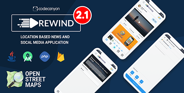 Rewind - Location based News and Entertainment Social Media Application icon