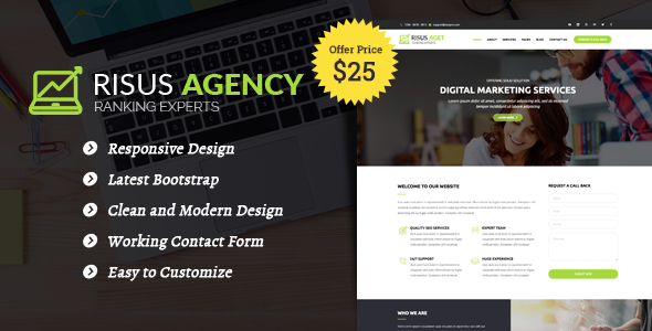Risus Agency - SEO and Digital Marketing WordPress Theme icon