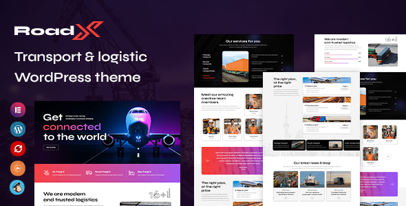 Roadx - Movers and Logistics Services WordPress Theme icon