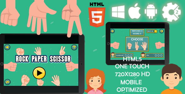 Rock Paper Scissor - Html5 Game (C3P) icon