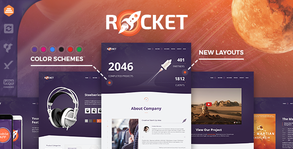 Rocket - Creative Multipurpose WordPress Theme icon
