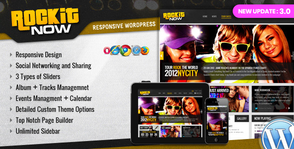 Rockit Now - Music Band WordPress Theme icon