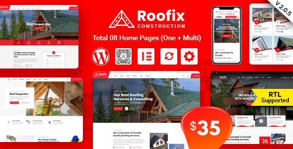 Roofix - Roofing Services WordPress Theme icon