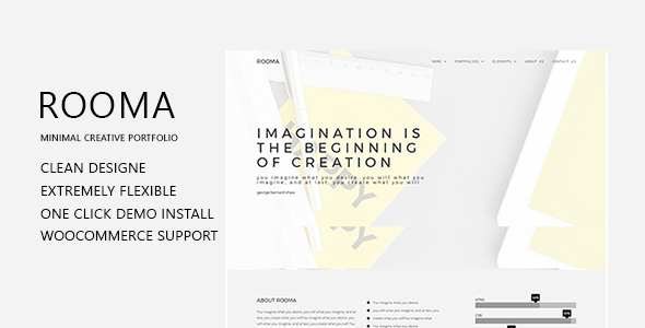 Rooma Minimal Creative Portfolio WordPress Theme icon