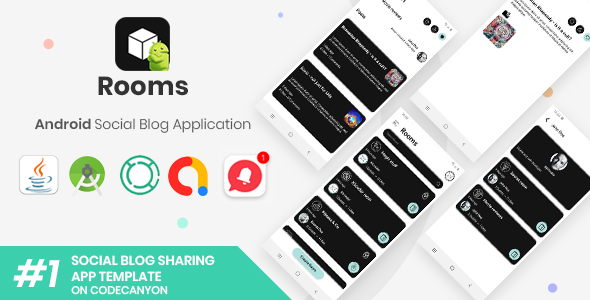 Rooms | Android Social Blog Application icon
