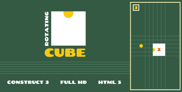 Rotating Cube - HTML5 Game (Construct3) icon
