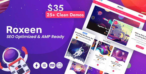Roxeen | Personal Lightweight WordPress Theme icon
