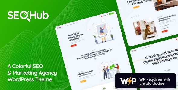 SEOHub - A Colorful SEO & Marketing Agency WordPress Theme icon