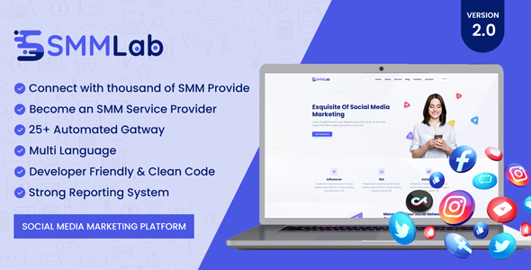 SMMLab - Social Media Marketing SMM Platform icon