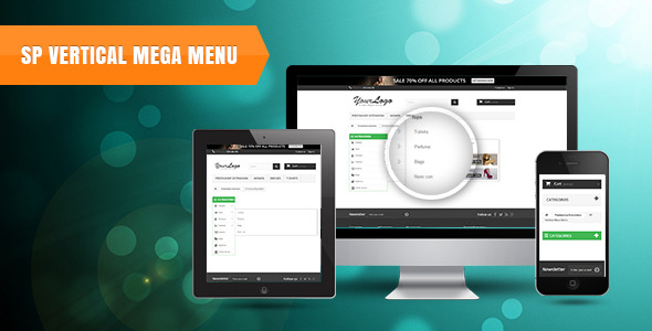 SP Vertical Mega Menu - Responsive Module icon