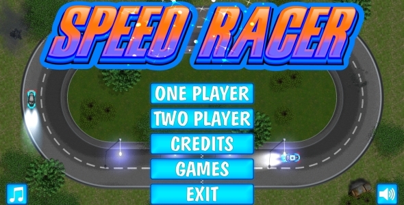SPEED RACER - HTML5 Mobile Game in FULL HD + 3D + Android AdMob (Construct 3 | Construct 2 | Capx) icon