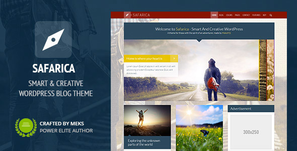 Safarica - Smart And Creative WordPress Blog Theme icon
