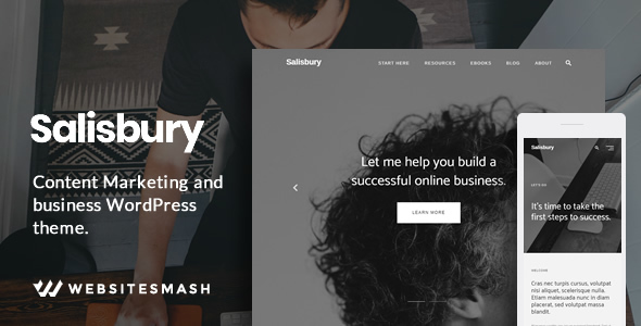 Salisbury - Content Marketing & Business WordPress Theme icon