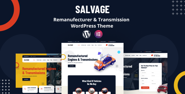 Salvage - Remanufacturer WordPress Theme icon