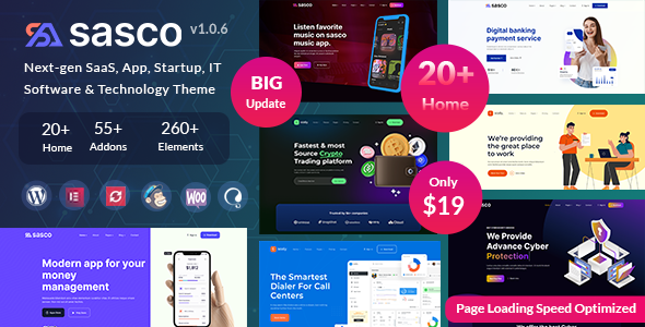 Sasco - SaaS Technology WordPress Theme icon