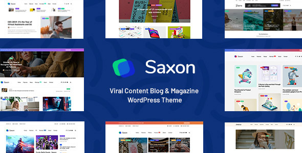 Saxon - Viral Content Blog & Magazine Marketing WordPress Theme icon