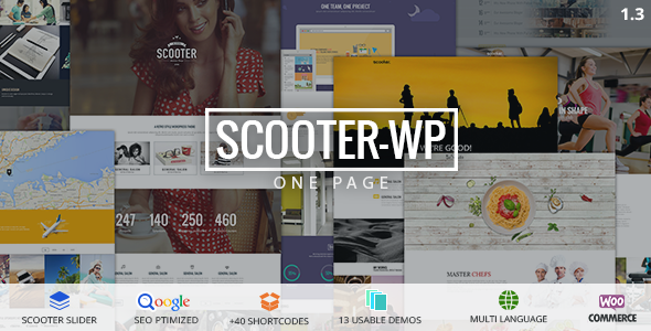 Scooter - One Page Multi-Purpose Theme icon