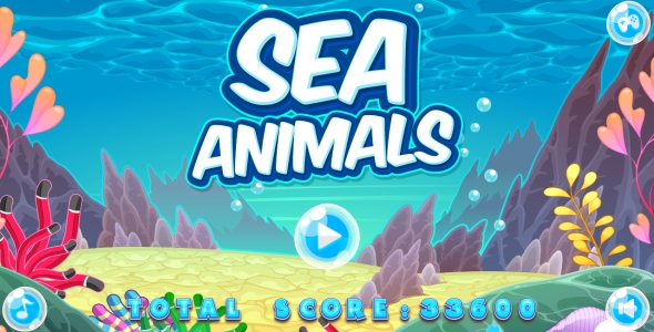 Sea Animals - HTML5 Game + Mobile game! (Construct 2 | Capx) icon
