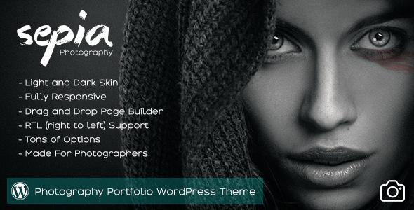 Sepia - Photography Portfolio WordPress Theme icon