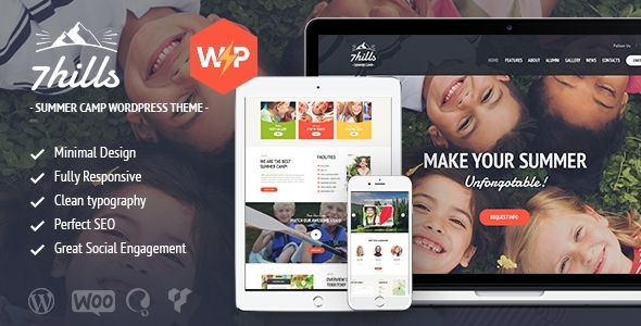 SevenHills - Hiking Summer Camp Children WordPress Theme icon