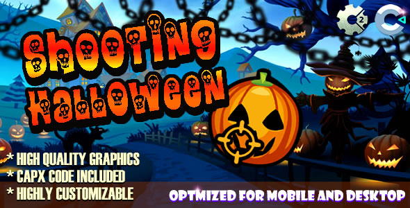 Shooting Halloween (C2,C3,HTML5) Game. icon