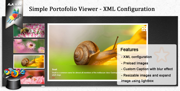 Simple Portofolio Viewer - Javascript XML Gallery icon