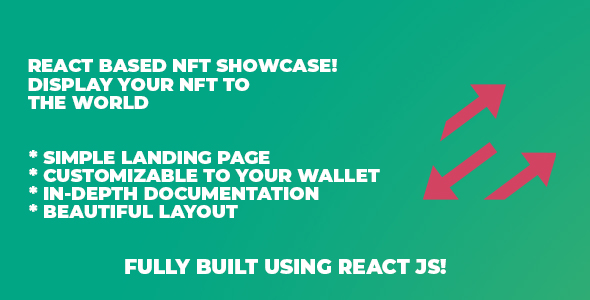 Simple React NFT Display / Showcase icon
